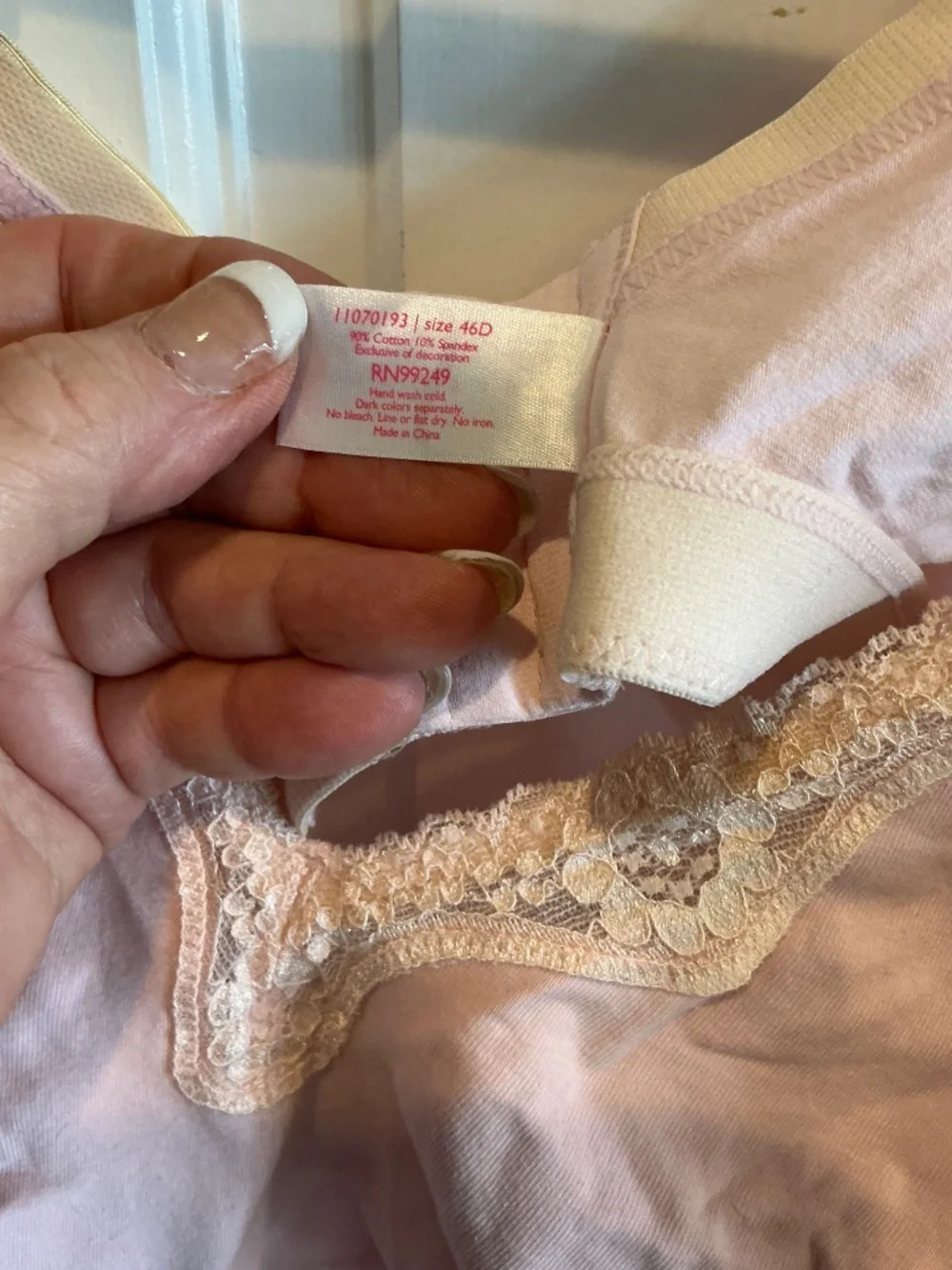 Serenada cotton bra in plus size 46D!